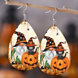 NEW Halloween Faux Leather Women's Earrings